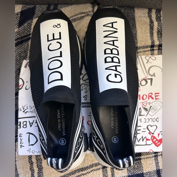 Dolce & Gabbana Sorrento Sneakers in Black - Size 46 - Excellent Condition - Picture 7 of 15
